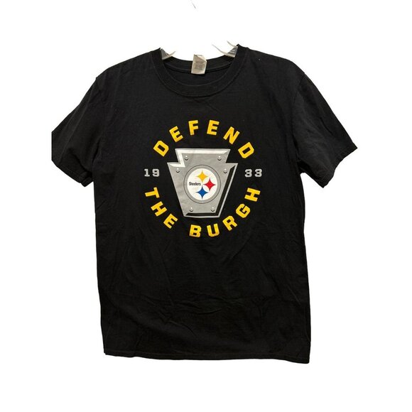 Men's Pittsburgh Steelers Fanatics Branded Black Team Lockup T-Shirt - Picture 1 of 3